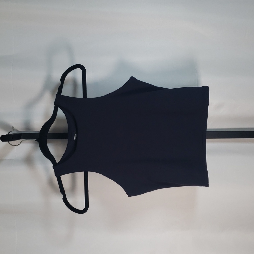 Express Dark‎ Navy Blue Body Contour Tank Top SZ M - NWT - Picture 4 of 8